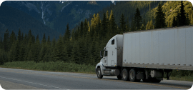 truck on the open road