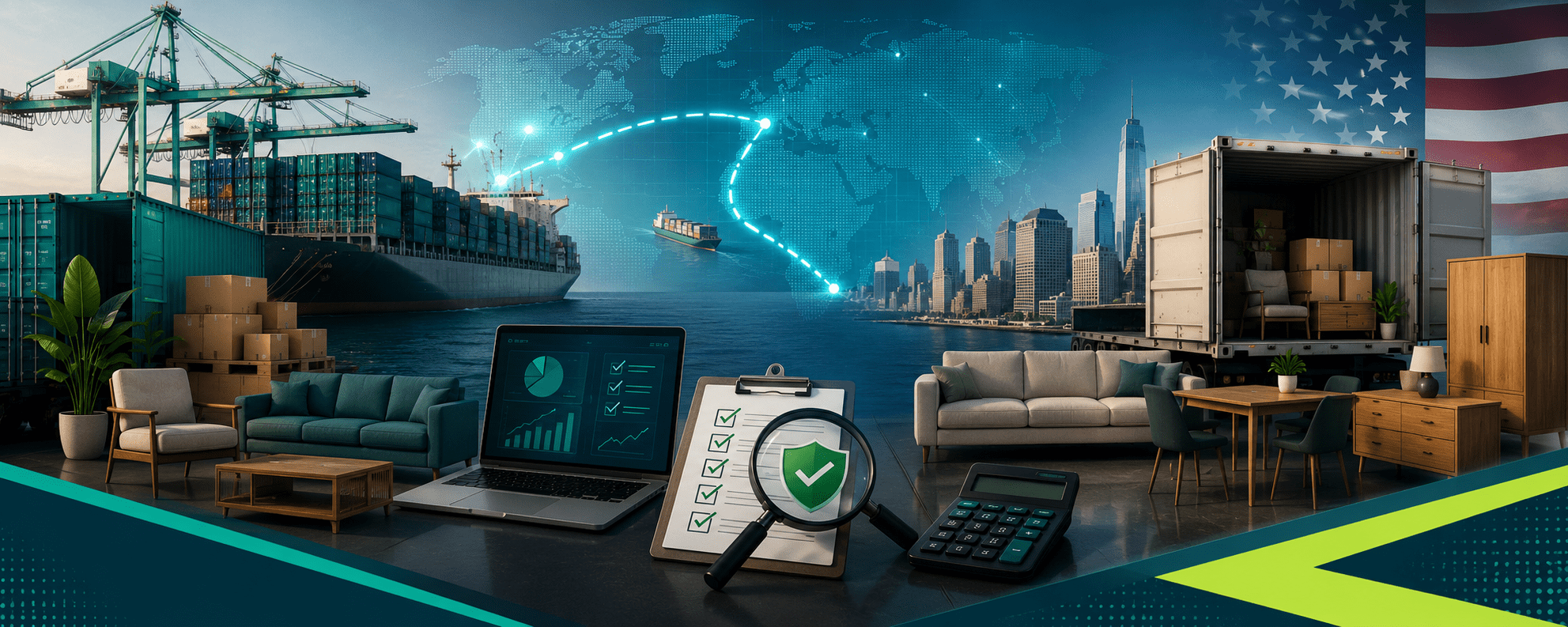How to Import Furniture to the USA: The Complete 2026 Compliance & Cost Guide
