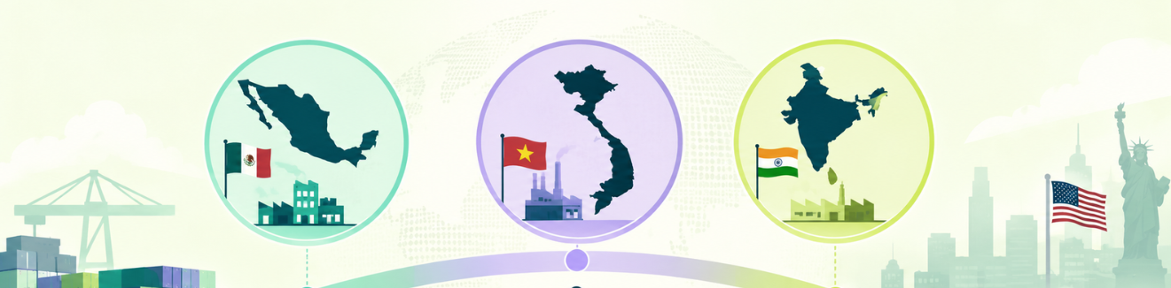 Mexico vs. Vietnam vs. India: A Landed Cost Comparison for U.S. Importers
